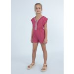 Mayoral Overal Kaftan s výšivkou tmavě růžový – Zboží Dáma