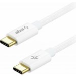 AlzaPower APW-CBTC2001CW CompactCore USB-C to USB-C 2.0, 100W, 1m, bílý – Sleviste.cz