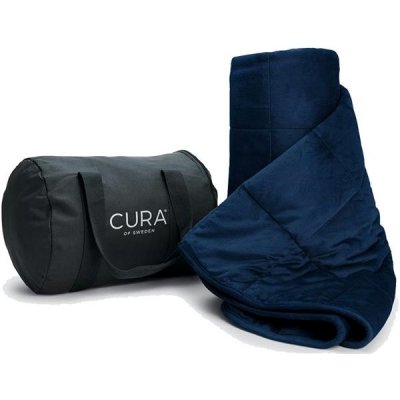 CURA OF SWEDEN Přikrývka Minky plyšová, zátěžová deka 140x200 6 kg – Zboží Dáma