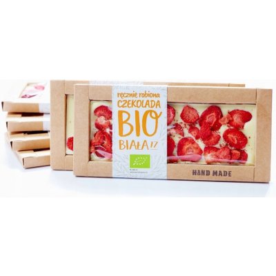 CUKIERNIA Čokoláda s jahodami BIO 53 g – Zboží Dáma