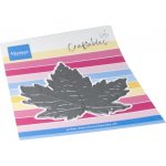 Marianne Design List javorový vyřezávací kovová šablona Craftables 1ks – Zboží Dáma
