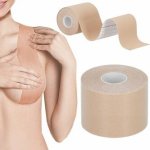 Push-up páska na prsa 5cm x 5m, béžová SPRINGOS BOOB – Zboží Mobilmania