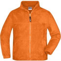 James & Nicholson Dětská fleece mikina JN044k Oranžová