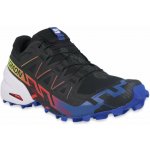 Salomon Speedcross 6 GTX blue Fire Black/Surf The Web/Safety yellow – Zboží Dáma
