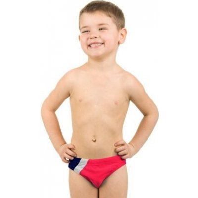 Aqua-Speed Bartek chlapecké plavky červená-bílá – Zboží Mobilmania