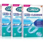 Corega Pro Cleanser Orthodontics čisticí tablety 3 x 30 ks – Hledejceny.cz