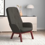 VidaXL 328096 relaxační tmavě šedé samet – Zboží Dáma