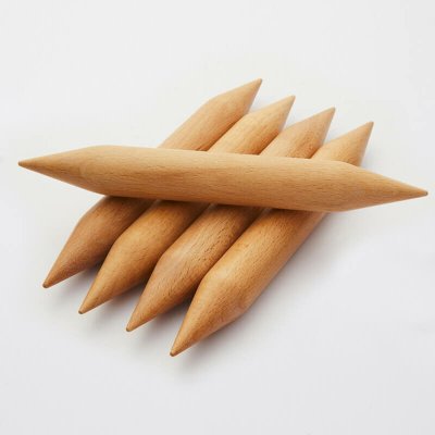 Ponožkové jehlice KnitPro Jumbo Birch 20 cm 25 mm – Sleviste.cz
