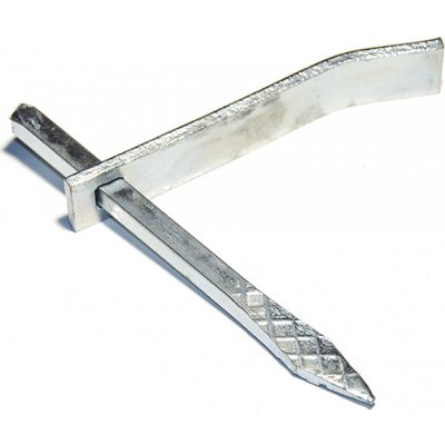 Skoba zednická (špaletová), 8x8x20x5mm, Zn – Sleviste.cz