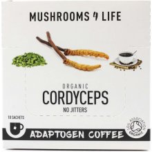 Mushrooms 4 Life Rozpustná ze Sumatry s houbou cordyceps vanilkou a kardamomem 10 x 30 g