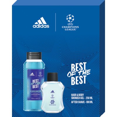 Adidas UEFA Champions League Best of The Best voda po holení 100 ml + sprchový gel 250 ml – Zboží Mobilmania