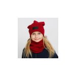 Vínová žebrovaná čepice – Zboží Mobilmania