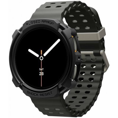 Spigen Rugged Armor Matte Black Samsung Galaxy Watch 8 (44mm) ACS10006 – Zboží Živě