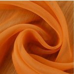 Voálový průsvitný závěs se zavěšením grommet top - Oranžový, 200 x 265 cm – Hledejceny.cz