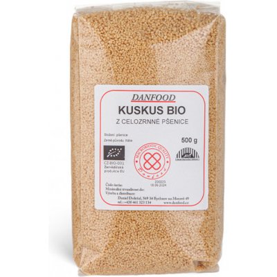 Danfood BIO kuskus celozrnný 500 g – Sleviste.cz