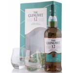 Glenlivet 12y 40% 0,7 l (dárkové balení 2 sklenice) – Hledejceny.cz