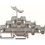 WAGO Svorka 280-508 třípatrová Průchozí/průchozí/průchozí S dodatečným příčným můstkovým propojením na prvním patře, šedá/šedá/modrá 280-508 – Hledejceny.cz