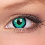 MaxVue ColorVue Crazy Green Werewolf barevné tříměsíční nedioptrické 2 čočky – Hledejceny.cz