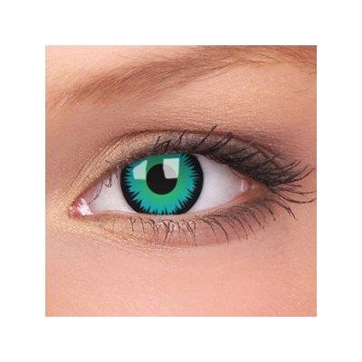 MaxVue ColorVue Crazy Green Werewolf barevné tříměsíční nedioptrické 2 čočky – Hledejceny.cz