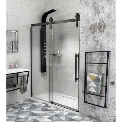 GELCO VOLCANO BLACK Sprchové dveře do niky 1500, čiré sklo, GV1415 GV1415 – Zboží Mobilmania