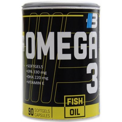 Body nutrition Omega 3 EPA DHA vitamin E 90 softgel – Hledejceny.cz