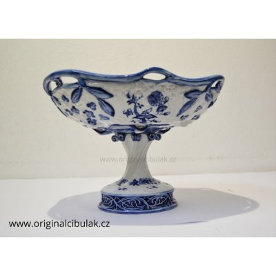 Cibulák Cibulák miska secesní na noze originální cibulákový porcelán Dubí cibulový  vzor 15036 25 cm od 7 480 Kč - Heureka.cz