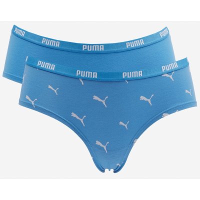 Puma Cat Logo Sada dvou dámských kalhotek v modré – Zboží Mobilmania