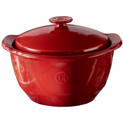 Emile Henry Kastrol One Pot kulatý s poklicí Burgundy 2l od 2 560 Kč -  Heureka.cz