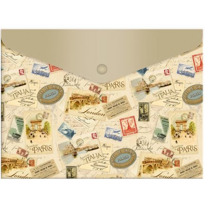 ARGUS Plastová obálka s drukem A5 cestování 16470358 – Zboží Mobilmania