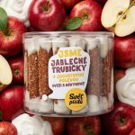 Natural Jihlava Bioprodukt JT Jablečné trubičky s jogurtovou polevou 24 g – Zboží Dáma