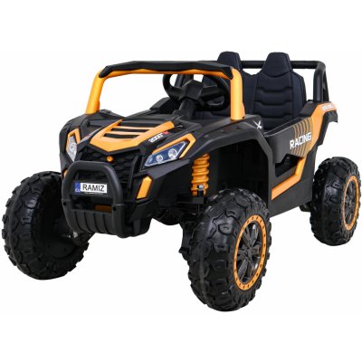 RKToys Dětské elektrické auto Buggy UTV 2000M Racing zlatá – Zboží Mobilmania