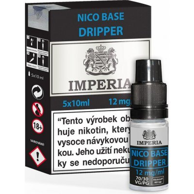 IMPERIA - 5x10ml - Nico Base Dripper (70VG/30PG) 12mg – Hledejceny.cz