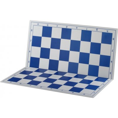 Sunrise Chess & Games Plastová skládací šachovnice č. 6, bílá a modrá – Hledejceny.cz
