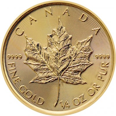 Royal Royal Canadian Mint Maple Leaf zlatá mince 1/4 oz – Zboží Mobilmania