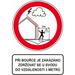 Při bouřce se nezdržujte v blízkosti svodu plast 0,5mm A4 (297 x 210 mm) – HobbyKompas.cz