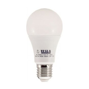 Tesla BL270930-4 LED žárovka BULB E27 9W 230V 806lm 3000K Teplá bílá 160° Eco Label