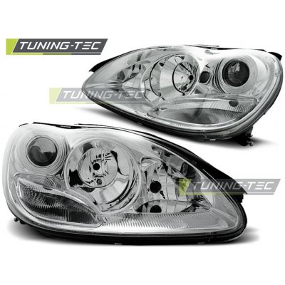 Tuning-Tec Přední čirá světla Mercedes Benz S W220 (1998 - 2005) - chromované – Hledejceny.cz
