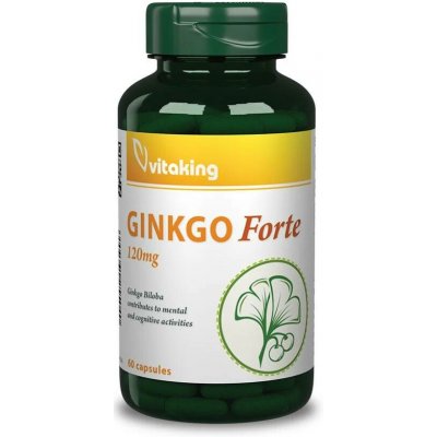 Vitaking Ginkgo Biloba Forte 120 mg 60 kapslí – Hledejceny.cz