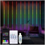 Milagro | LED RGB Stmívatelný vánoční závěs WIZARD 300xLED USB 3x3m + dálkové ovládání | MI2553 – Hledejceny.cz