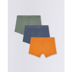 Organic Basics Core Trunks 3-Pack Seaweed / Ocher / Rainy Blue