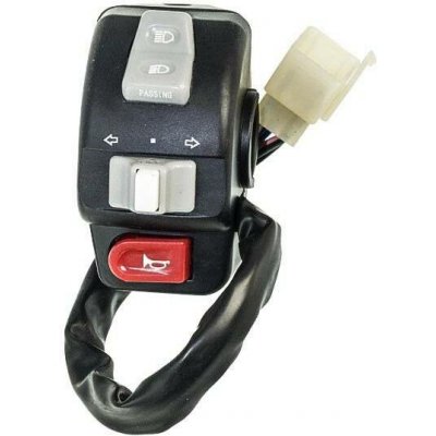 přepínač levý - 8 pin se světelnou houkačkou sdružený přepínač levý čínské skútry 50/125/150 | Zboží Auto