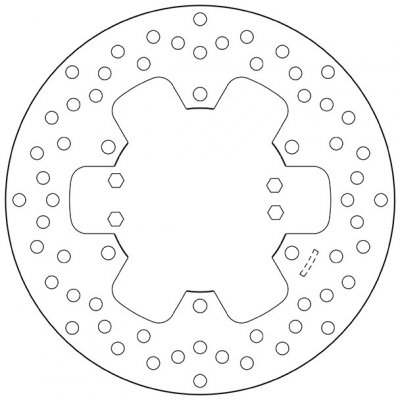 Zadní brzdový kotouč Brembo YAMAHA 850 TDM 1991 - 2001 | Zboží Auto