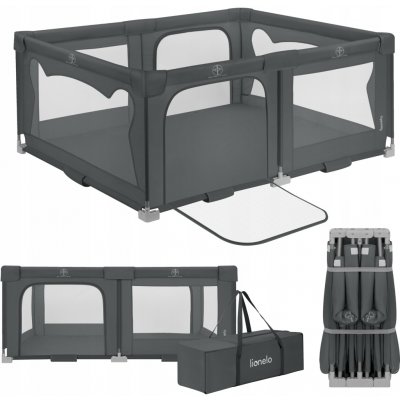 Lionelo Florence Easy Fold 150x180 GREY GRAPHITE – Sleviste.cz