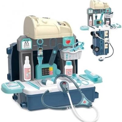 Bavytoy Doktorská sada pro děti Lékařský set 3v1 bus modrý 746020045101 – Sleviste.cz