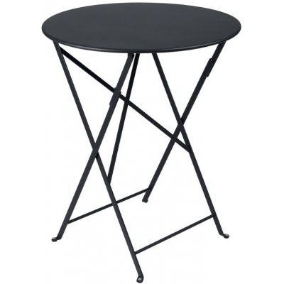 Fermob Bistro 60 cm Antracitový kovový skládací stůl – Hledejceny.cz