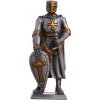 Mayer Chess Cínový vojáček středověký rytíř templář se štítem a mečem 105mm