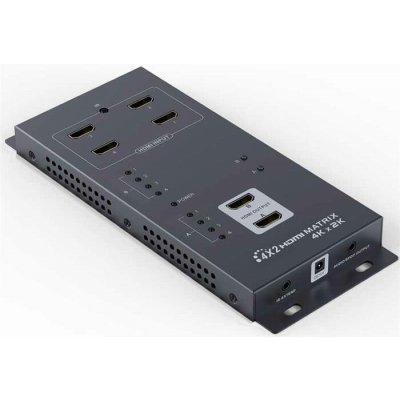 PremiumCord HDMI matrix switch 4:0 s audiem, 4Kx2K khswit42c – Sleviste.cz