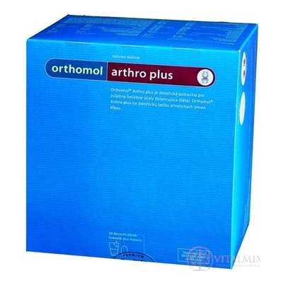 Orthomol Arthro plus granulát + tobolky v kapse 30 denních dávek – Hledejceny.cz