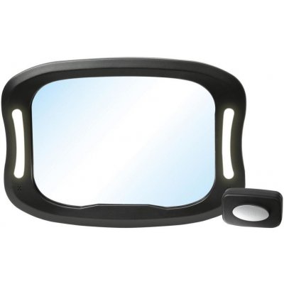 FreeOn Zrcátko do auta s LED osvětlením Black – Zboží Mobilmania