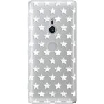 Pouzdro iSaprio - Stars Pattern Sony Xperia XZ2 bílé – Zbozi.Blesk.cz